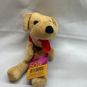 Unemployed Philosophers Guild Pavlovs Dog Toy Small Tan Excellent Magnet‎ Puppet